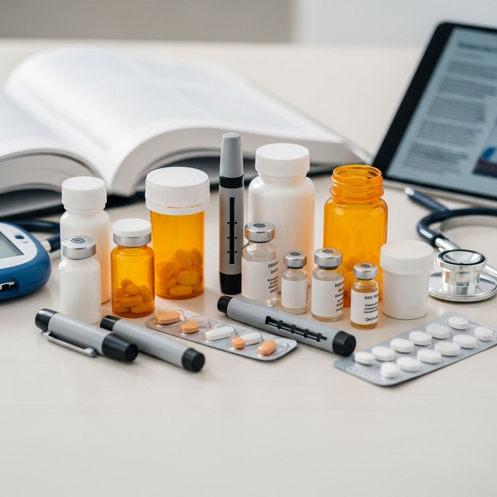 An in-depth overview of diabetes medications, their classes, how they work, and options for managing both type 1 and type 2 diabetes.