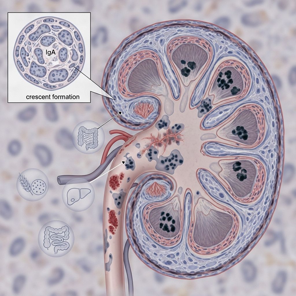 Conditions Commonly Associated with IgA Nephropathy Explore which conditions are linked to IgA nephropathy, their shared mechanisms, and impacts on kidney health.