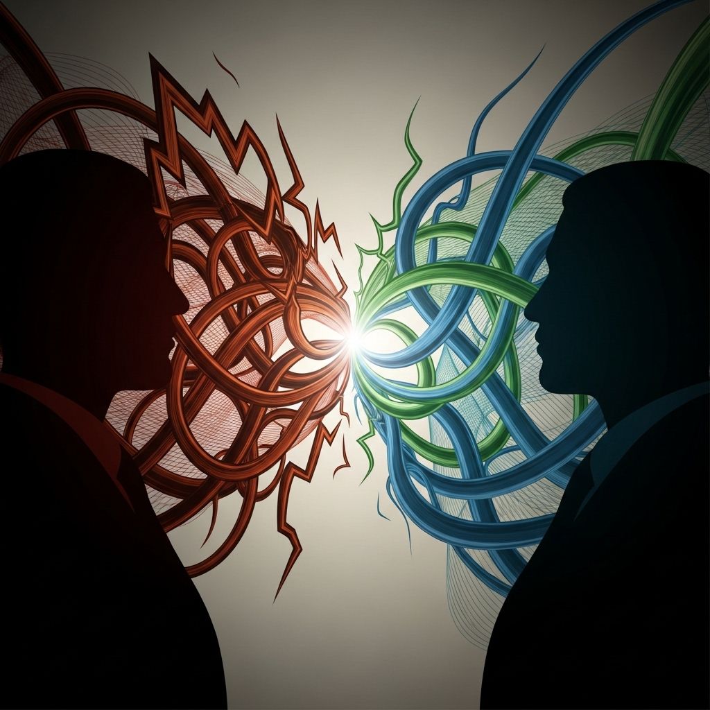 Conflict in Relationships: Causes, Types, and Healthy Resolution Strategies Building empathy and clear communication turns disagreements into lasting connection.