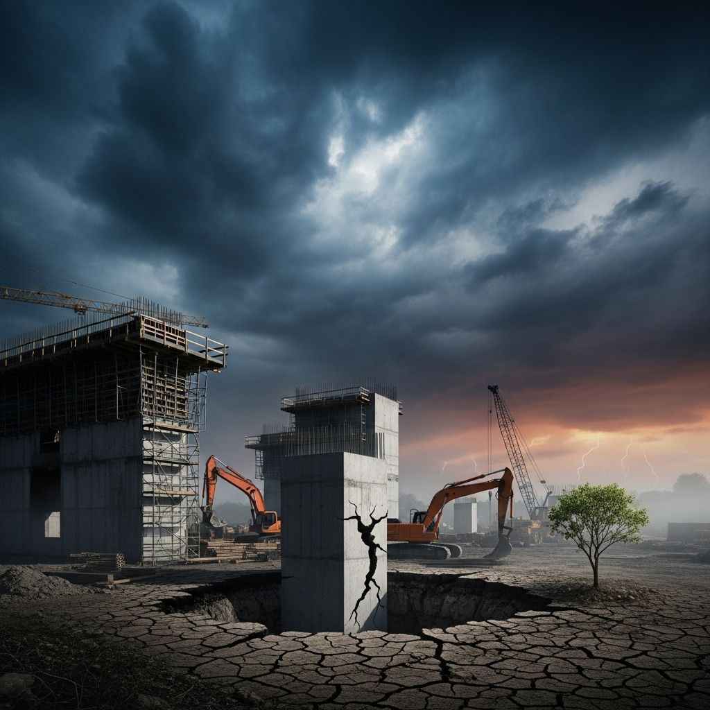 Intensifying calls urge the construction sector to recognize and act on the climate emergency for global sustainability.