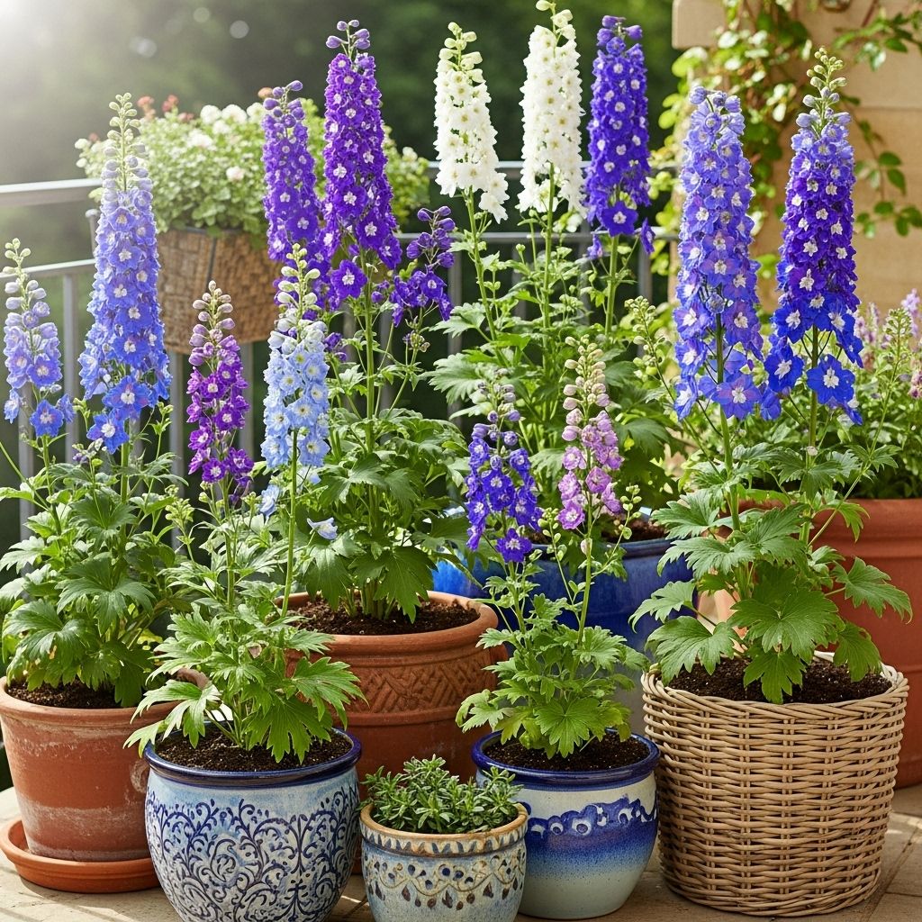 Transform limited outdoor spaces into vibrant floral displays with towering blooms.