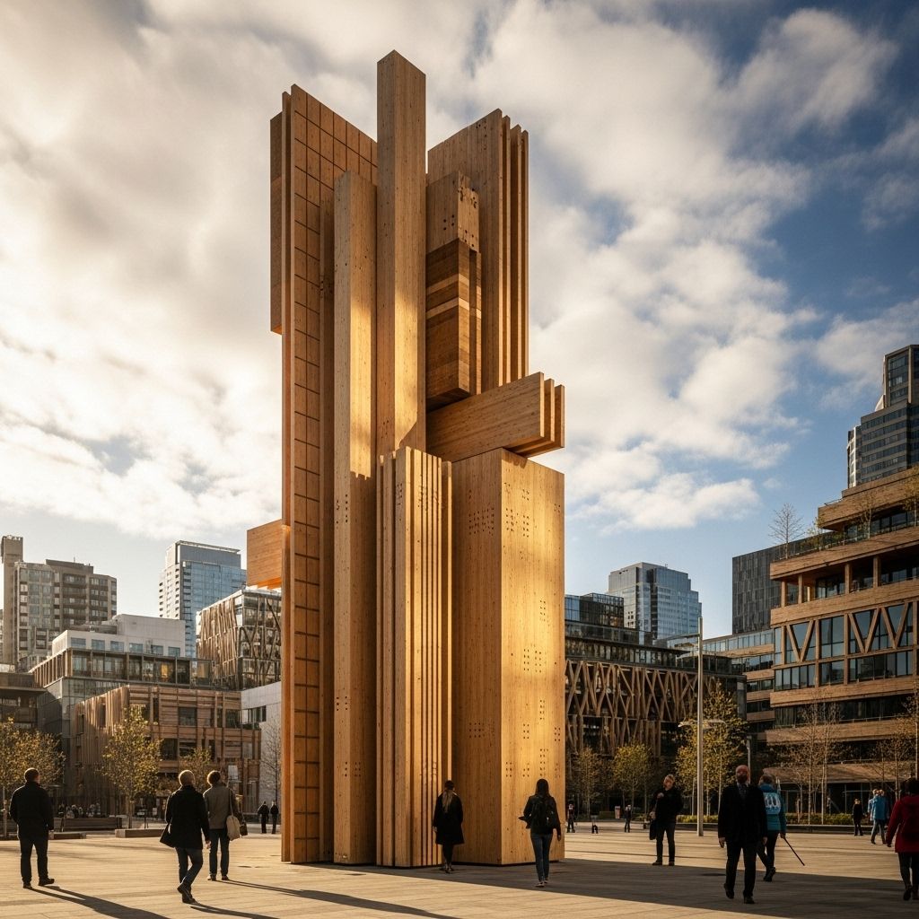 How Glasgow’s COP26 monuments showcase timber’s promise, low-carbon design, and the future of sustainable construction.
