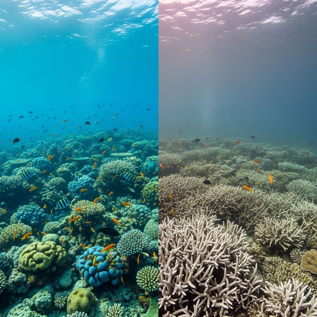 Understanding coral bleaching, its devastating impacts, and urgent strategies for reef survival worldwide.