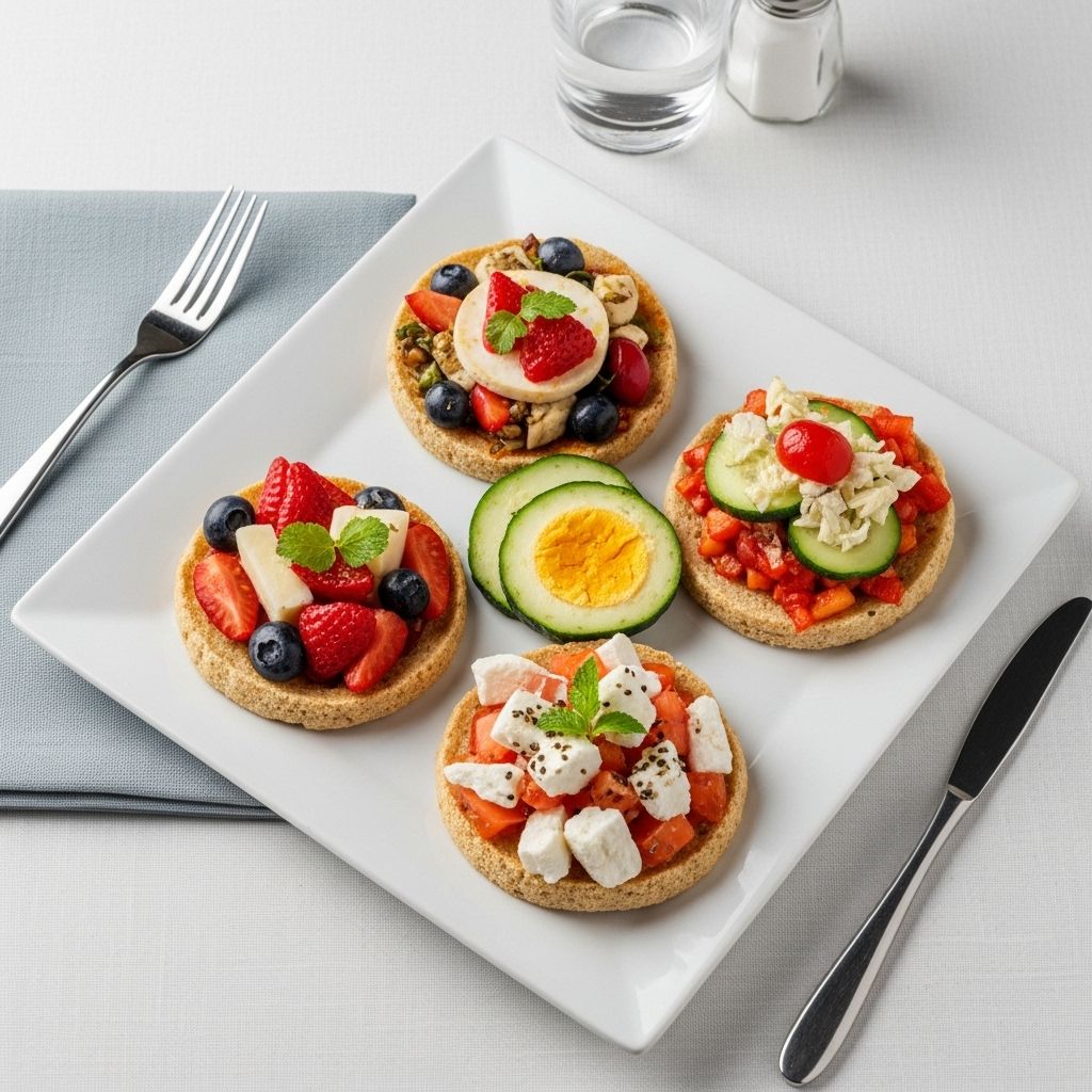 Fiber and protein-packed morning options help maintain balanced glucose levels.