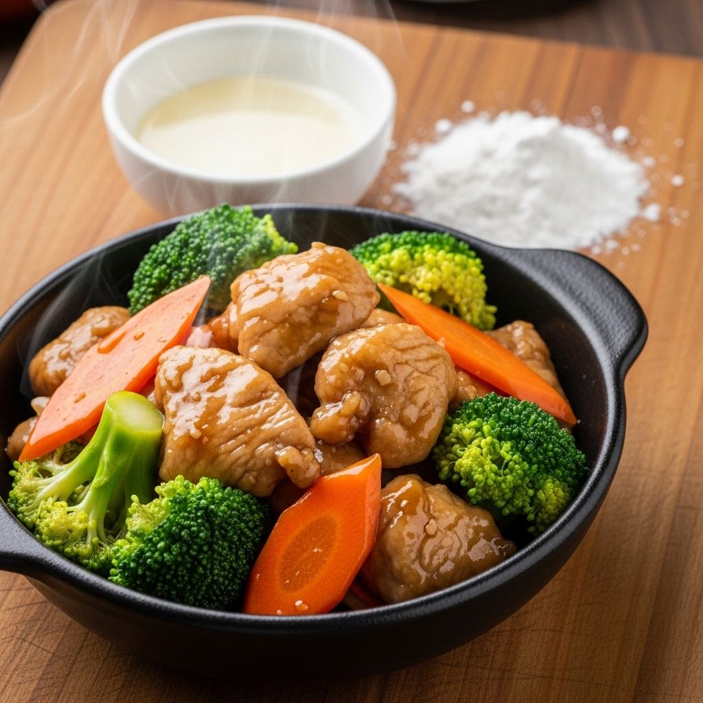 A simple pantry staple delivers restaurant-grade tenderness and luster in every wok dish.