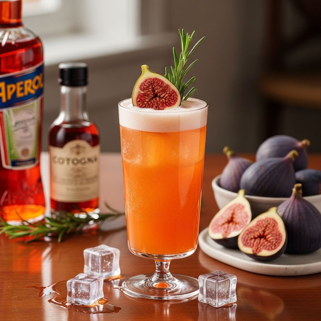 A citrus-forward drink elevated by silky foam and sparkling bubbles.