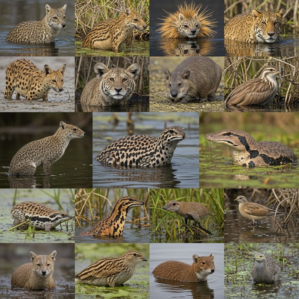 Discover the captivating diversity and unique adaptations of remarkable animals that call swamps their home.