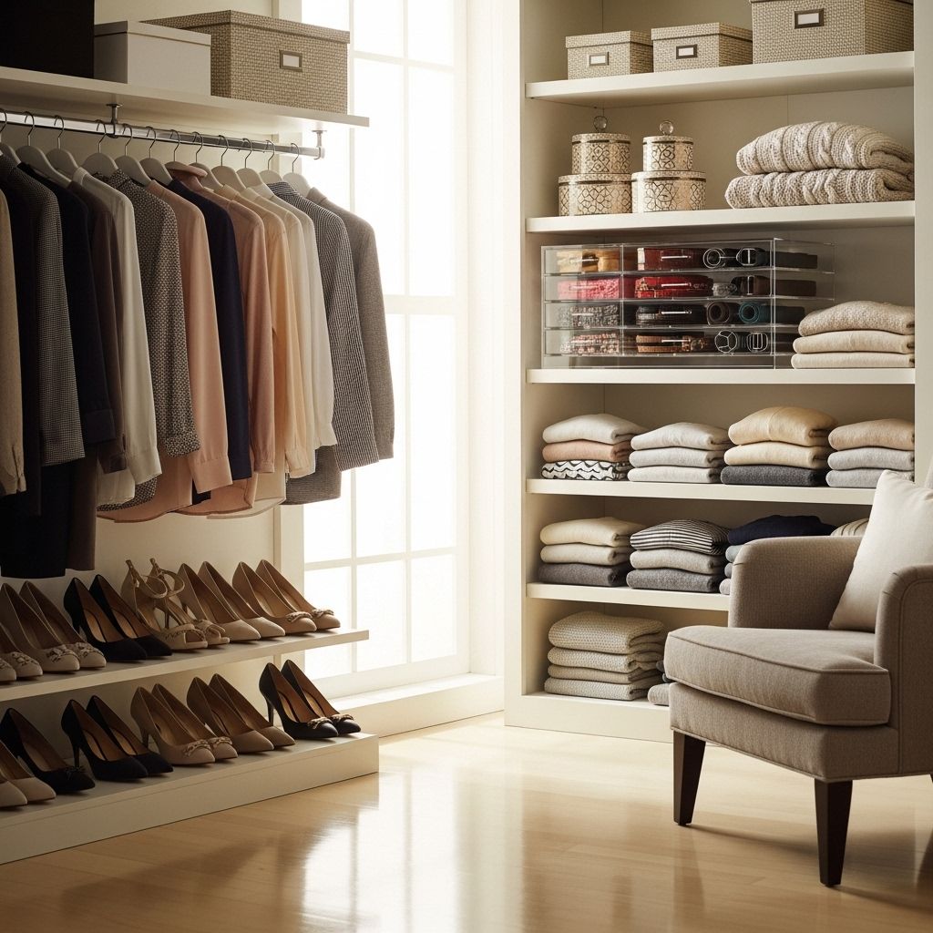 A neatly arranged wardrobe turns chaotic mornings into smooth, stress-free starts.