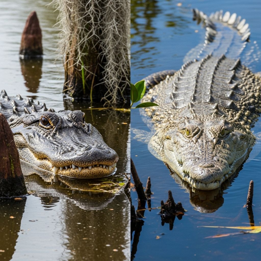 Unravel the unique distinctions between alligators and crocodiles, from appearance and habitat to behavior and survival skills.