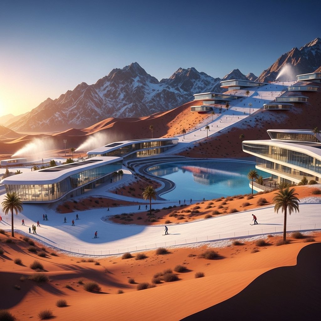 Trojena: Saudi Arabia’s Bold Plan to Host the 2029 Asian Winter Games in the Desert Saudi Arabia aims to redefine winter sports by hosting the 2029 Asian Winter Games at Trojena, a sustainable ski resort in the NEOM megacity.