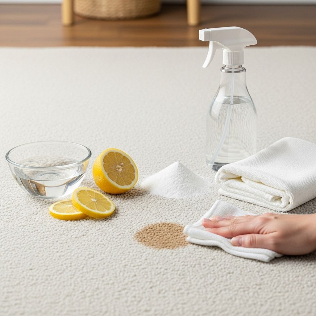 Harness household staples for gentle spot removal that preserves indoor air quality.