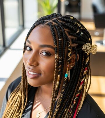 Elevate your protective style with expert knotless box braids techniques, styling inspiration, and essential haircare advice.