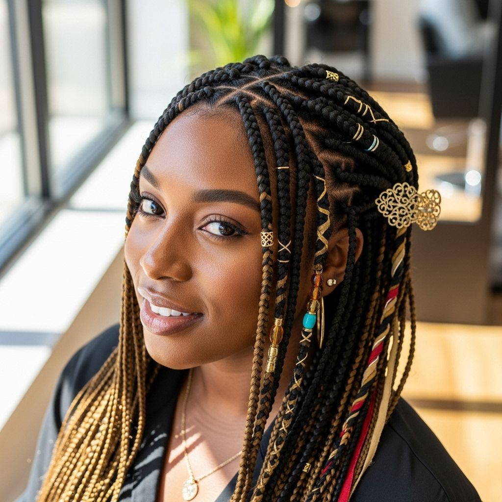 Elevate your protective style with expert knotless box braids techniques, styling inspiration, and essential haircare advice.