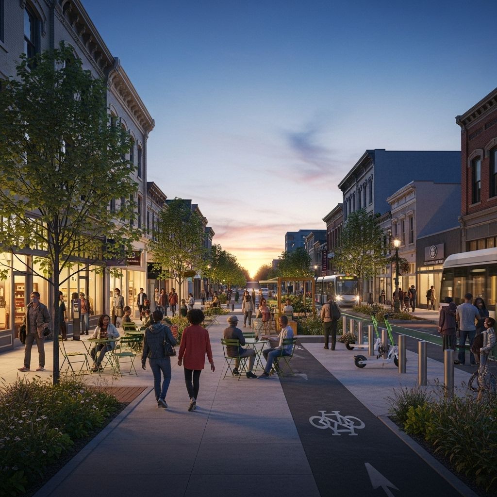 How the pandemic reshaped Main Streets, revived localism, and influenced urban design for resilient communities.