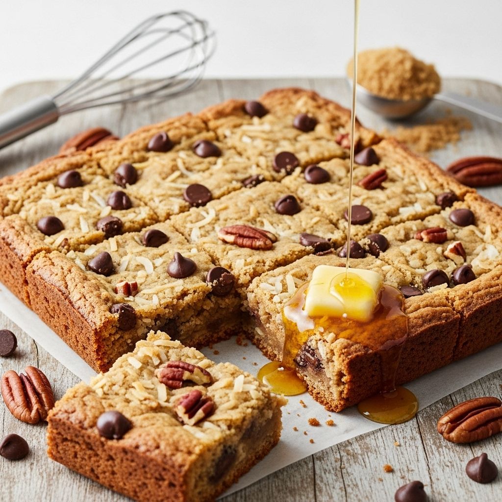 Brown butter transforms ordinary bars into a deep, nutty delight with every hearty bite.