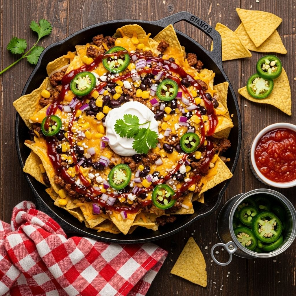 Bold, robust flavors meet crisp tortilla chips for an unforgettable crowd-pleasing snack.