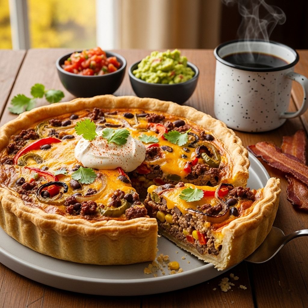 Cowboy Quiche: A Hearty Deep Dish Favorite from The Pioneer Woman Smoky bacon and sweet caramelized onions come together for a flavorful family staple.