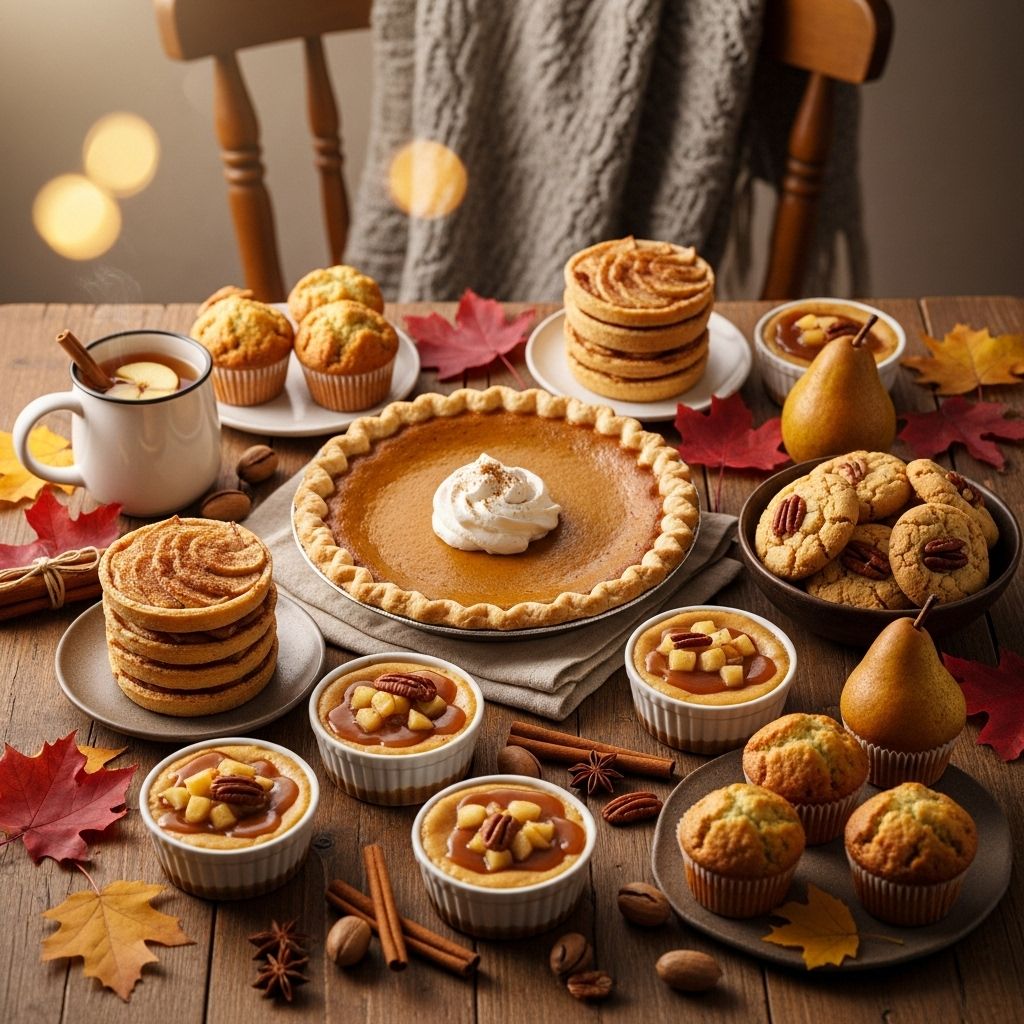 50 Cozy Fall Desserts: Warming Recipes for Autumn Baking Each recipe captures seasonal warmth, from spiced pumpkin treats to caramel delights.