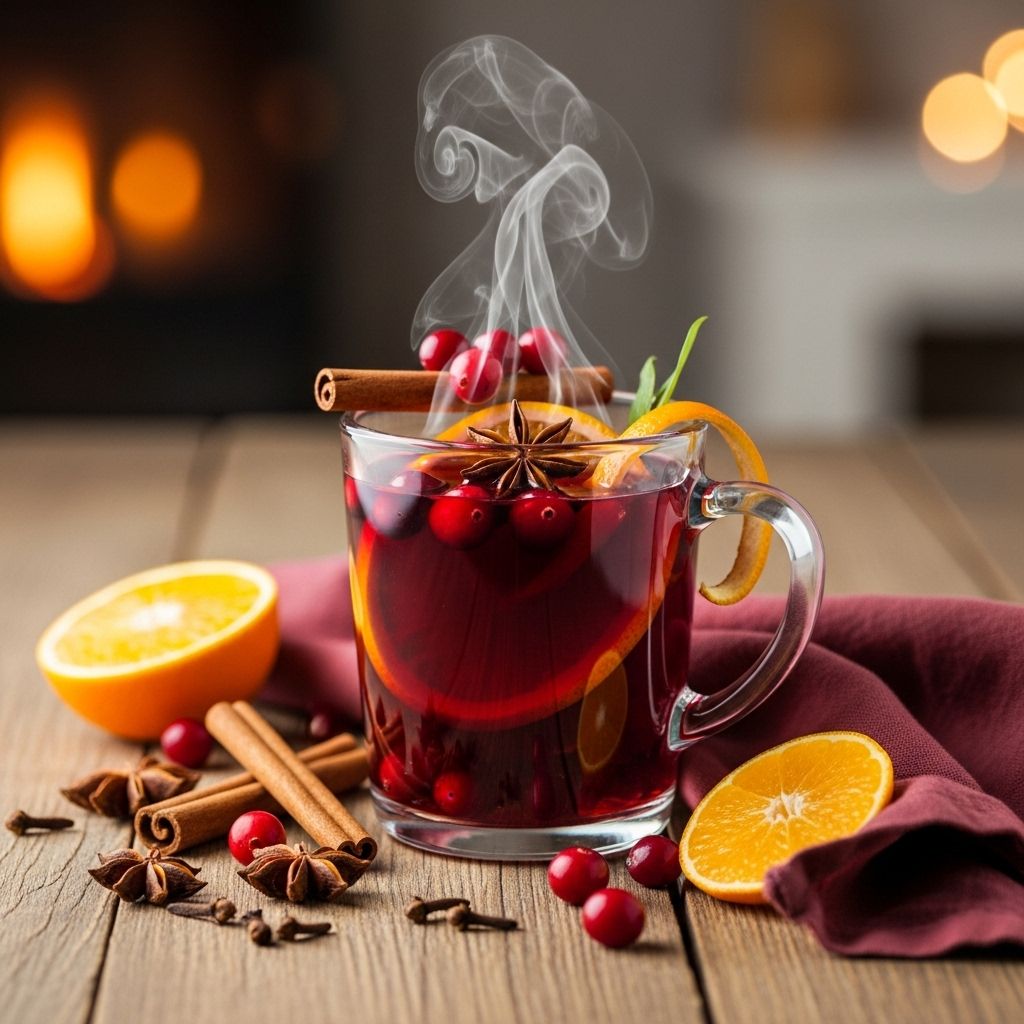 A heartwarming blend of tart berries and spices that fills your home with festive cheer.