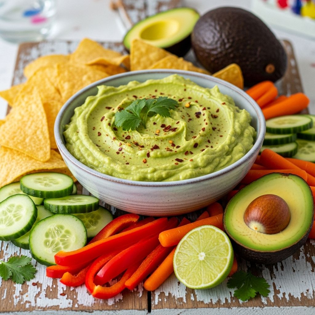 Fresh basil, lemon, and yogurt unite for a silky, zesty snack that complements gatherings.