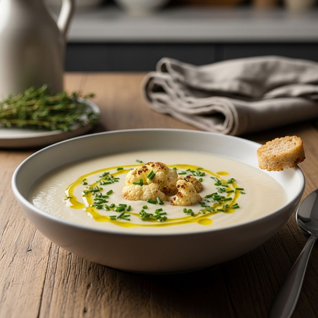 Creamy Cauliflower Soup: Classic Comfort from The Pioneer Woman Silky texture meets savory veggies for a heartwarming bowl that feels like home.