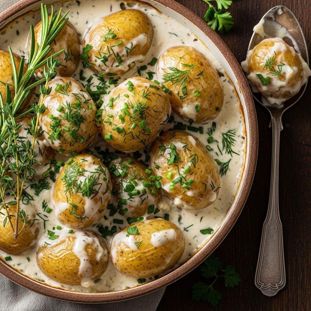 Aromatic seasonings and rich butter blend with tender chunks for an elegant side dish.