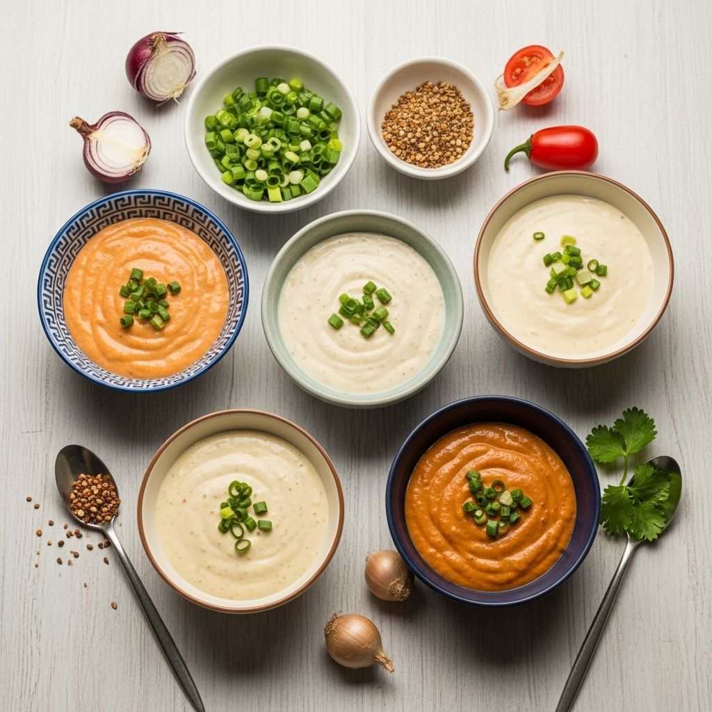 Turn pantry staples into velvety, dairy-free dressings, dips, and pasta toppings.