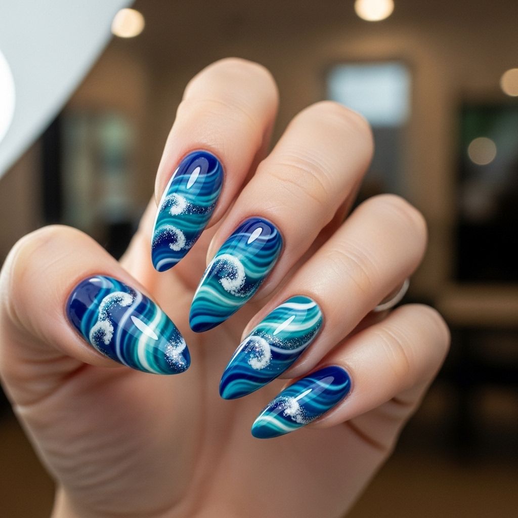 Master the bold, party-perfect wild waves manicure with this easy nail art tutorial and pro tips for vibrant, textured nails.
