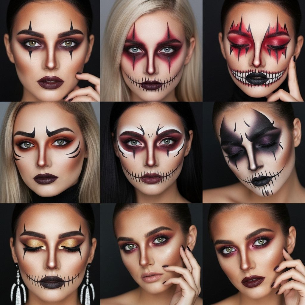 Discover easy, iconic, and glam Halloween makeup looks—ranging from Barbie to Ursula, zombies, and more—for stand-out costumes.
