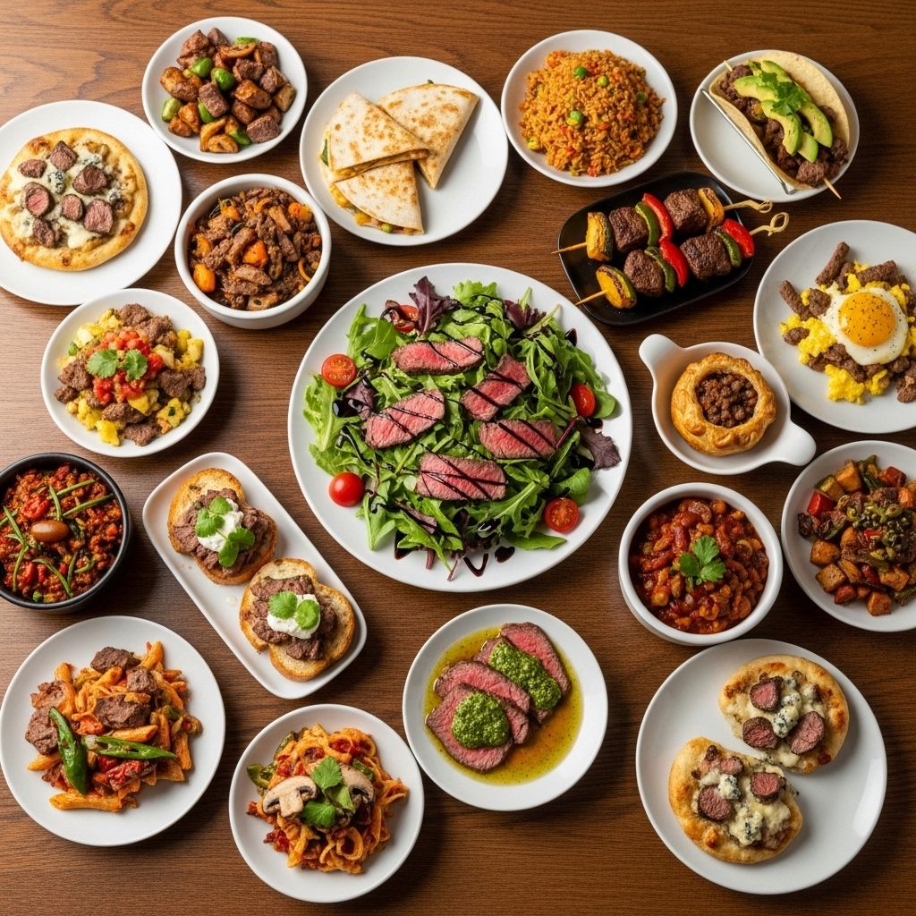 Use simple techniques to refresh cooked beef into diverse dishes bursting with new flavors.