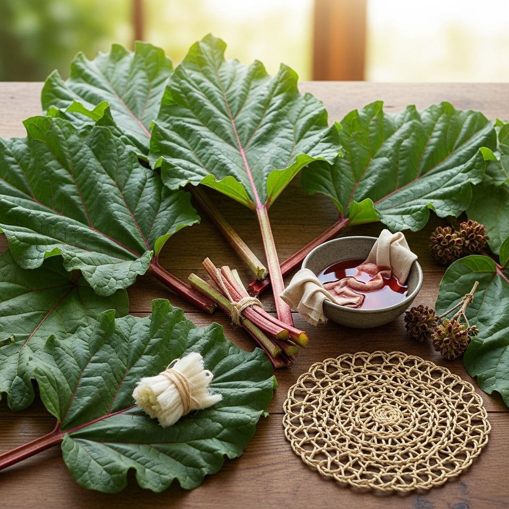 Creative and Safe Uses for Rhubarb Leaves: Beyond the Poison Unlock eco-friendly gardening benefits and natural pest control by transforming rhubarb leaves from kitchen waste to helpful garden allies.