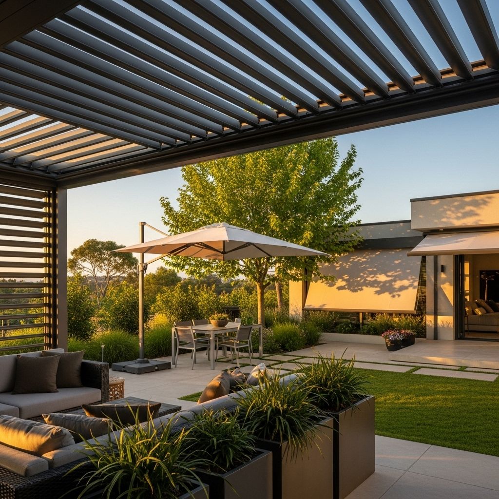 Turn your patio into a stylish haven where you can relax, entertain and beat the heat.