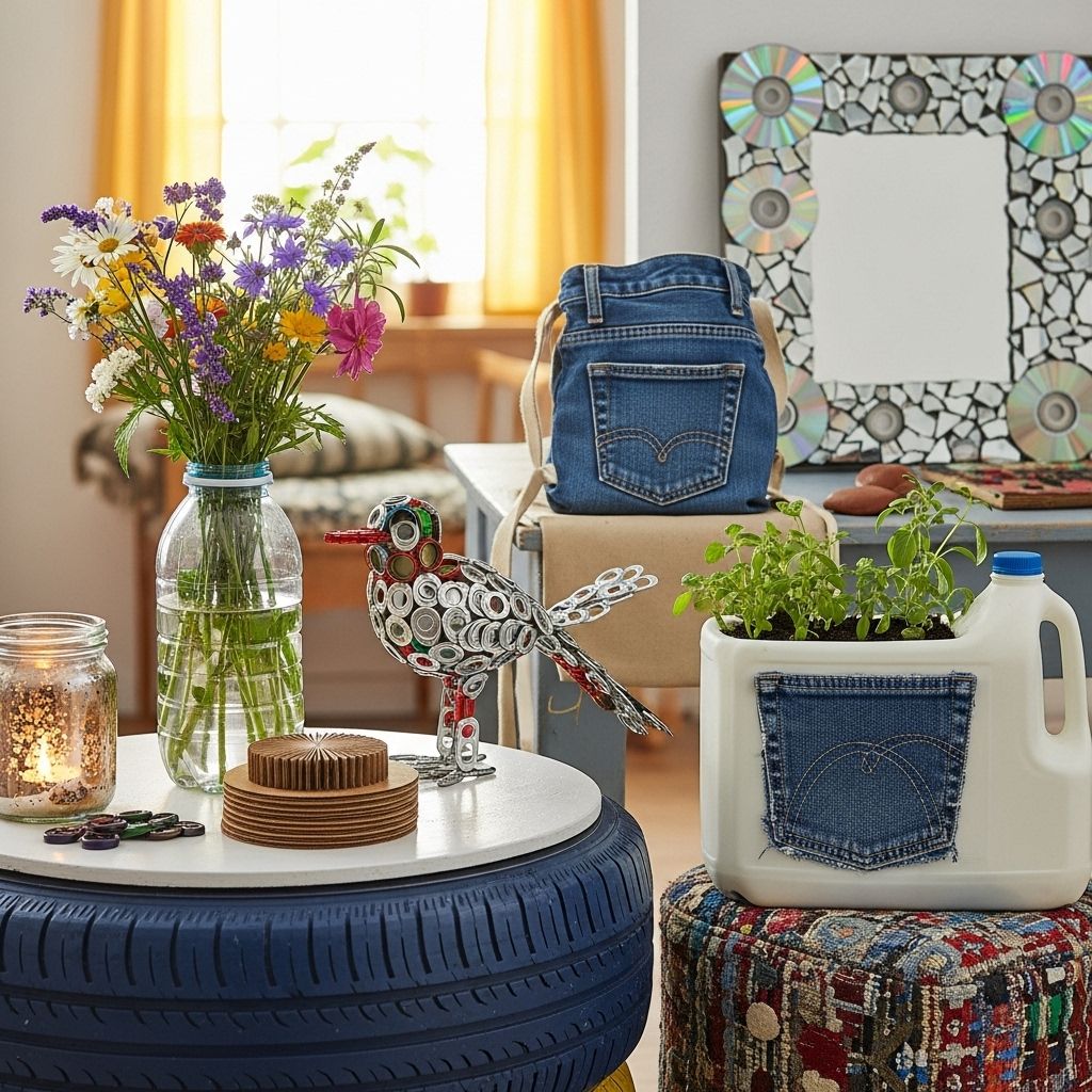 Discover over a dozen smart, practical ideas for transforming your household garbage into useful, eco-friendly resources.