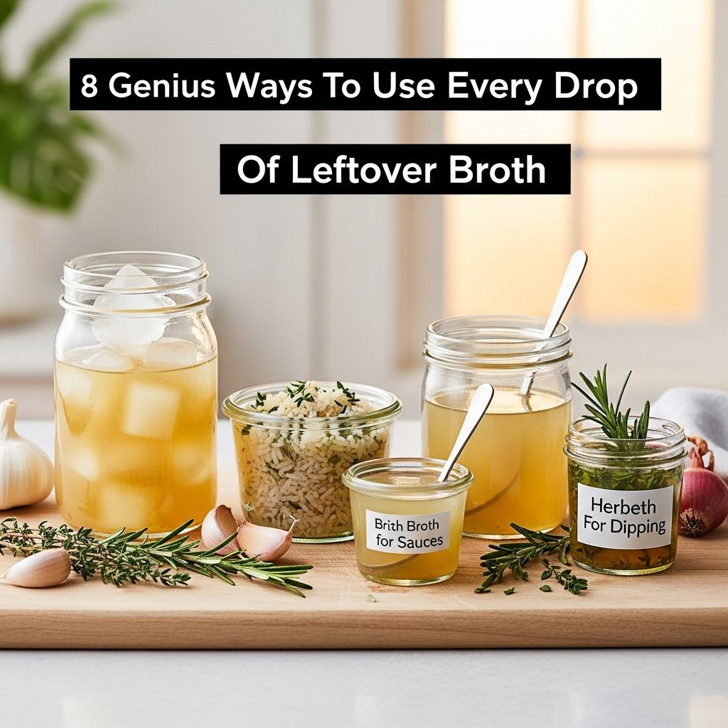 8 Creative Ways to Use Leftover Broth (Beyond Just Soup) Transform ordinary meals with simple broth hacks that cut waste and elevate flavors.