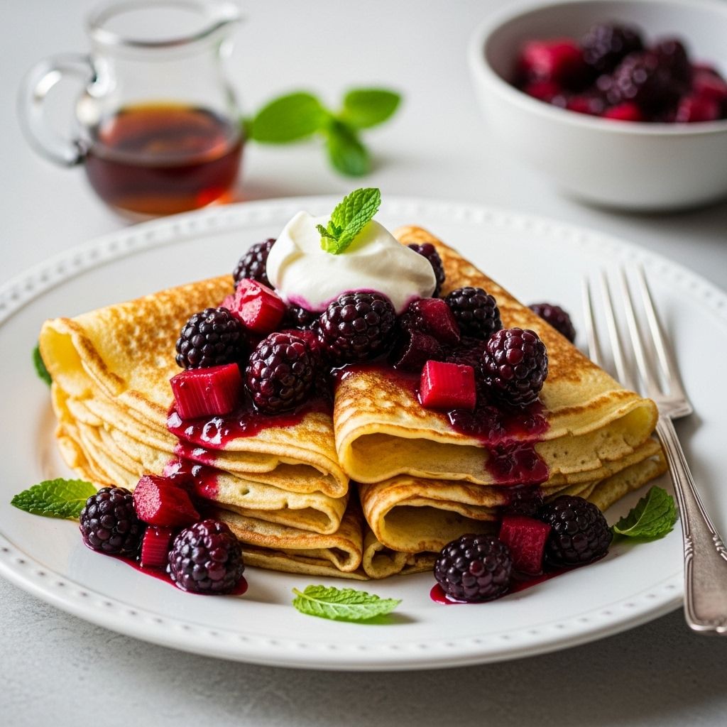 Capture the fleeting flavors of spring with a luscious fruit-topped breakfast treat.