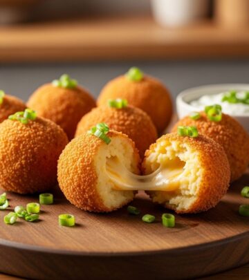 Crunchy rounds hiding a gooey cheese center that vanish from every appetizer spread.