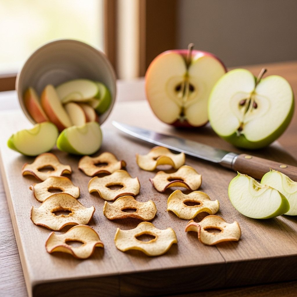 Transform apples into a crunchy treat that satisfies your sweet tooth guilt free.