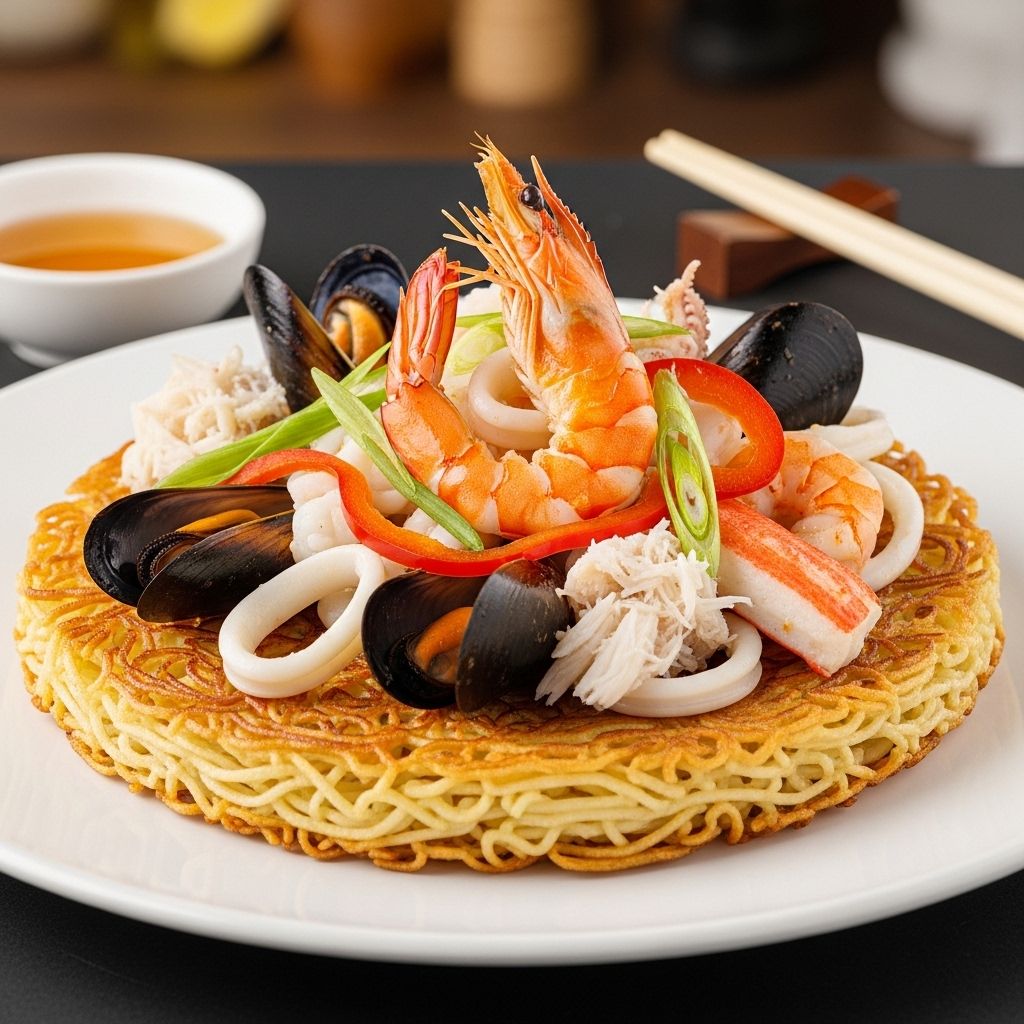 Unite a golden, crisp base with vibrant, saucy toppings for a memorable kitchen dish.