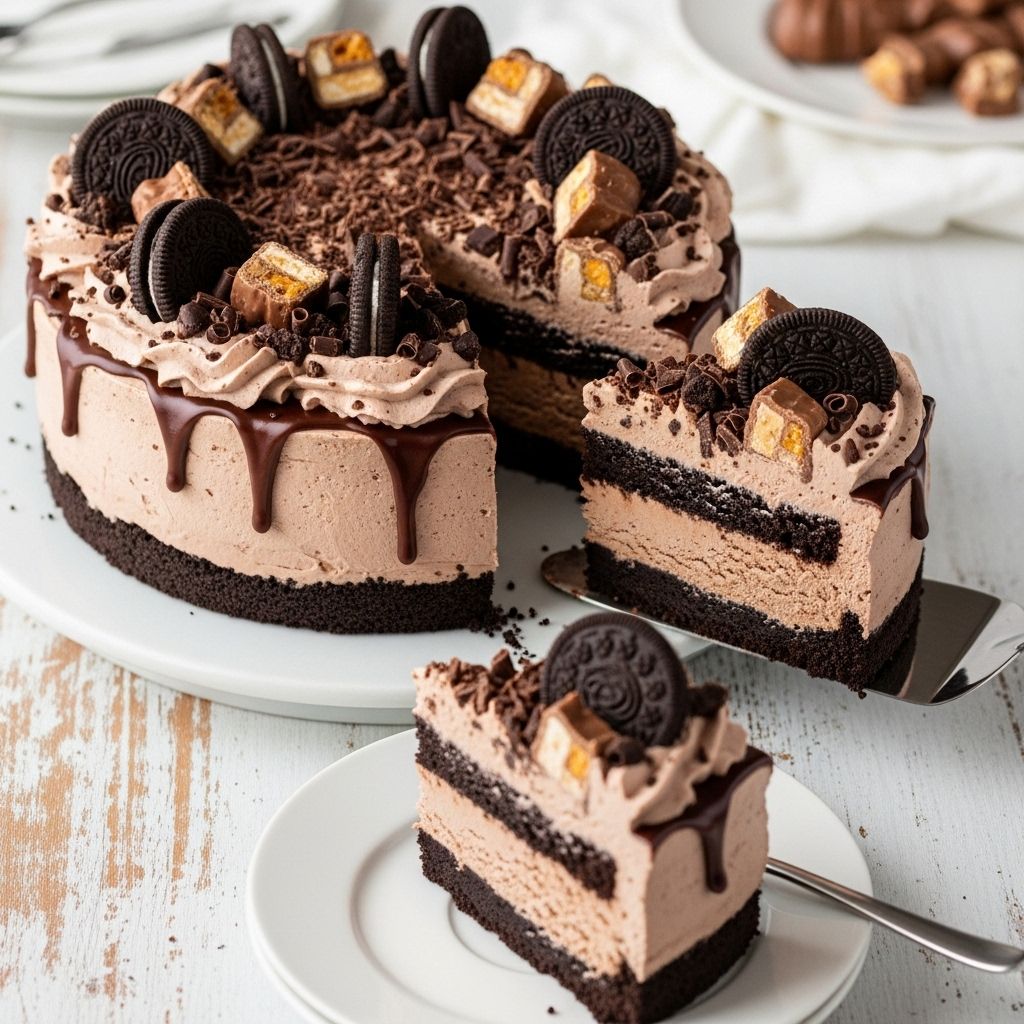 Crisp cookie bits meet luscious fudge in a make-ahead dessert that wows every time.