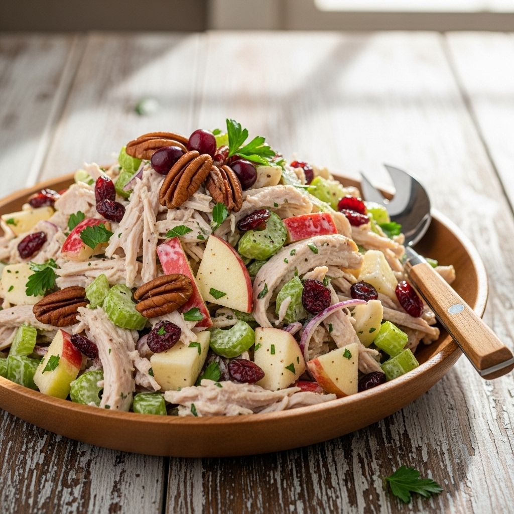Transform leftover turkey into a vibrant, crunchy salad packed with flavors and nutrition for a refreshing post-holiday meal.