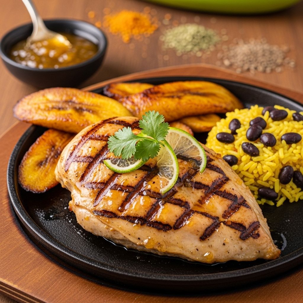 Bright garlic-lime mojo transforms pounded chicken into a golden, juicy Cuban classic.