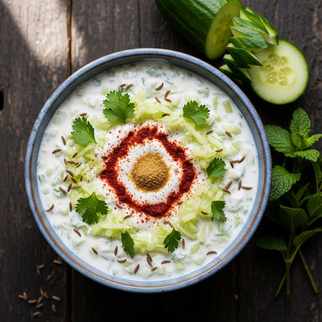 A refreshing blend that tames heat and uplifts every bite.
