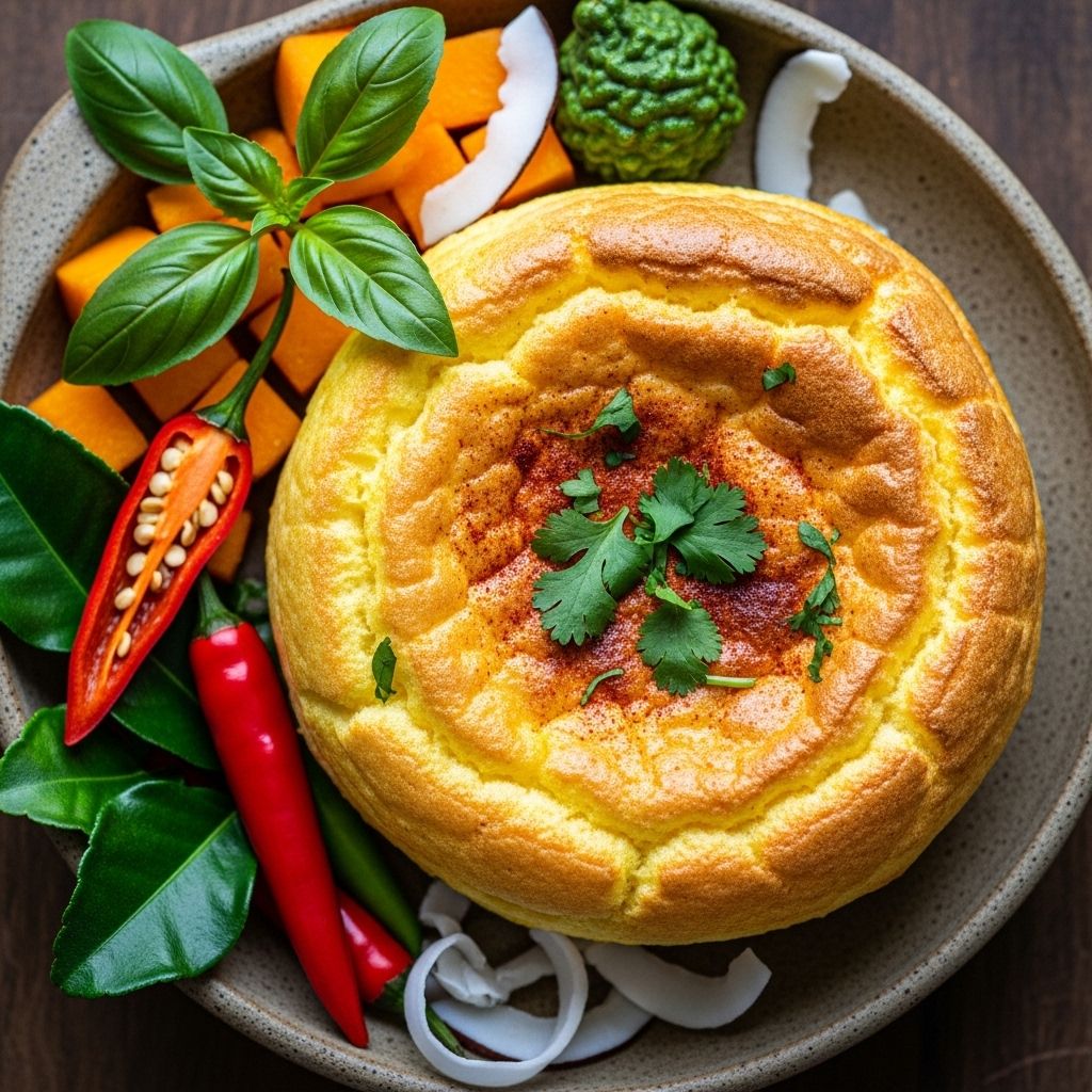 A plant-based spin on hor mok brings vibrant spice and velvety texture to your table.
