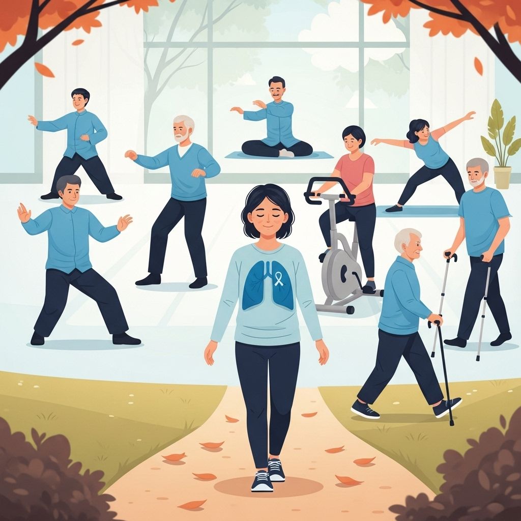 Enhance quality of life, reduce symptoms, and support lung cancer care through safe and achievable physical activity strategies.