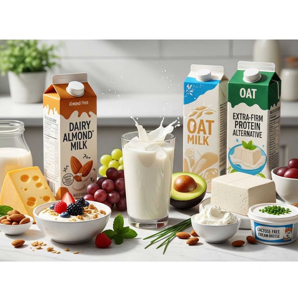 Explore the best lactose-free dairy and plant-based alternatives, plus tips for navigating dairy with sensitivity.