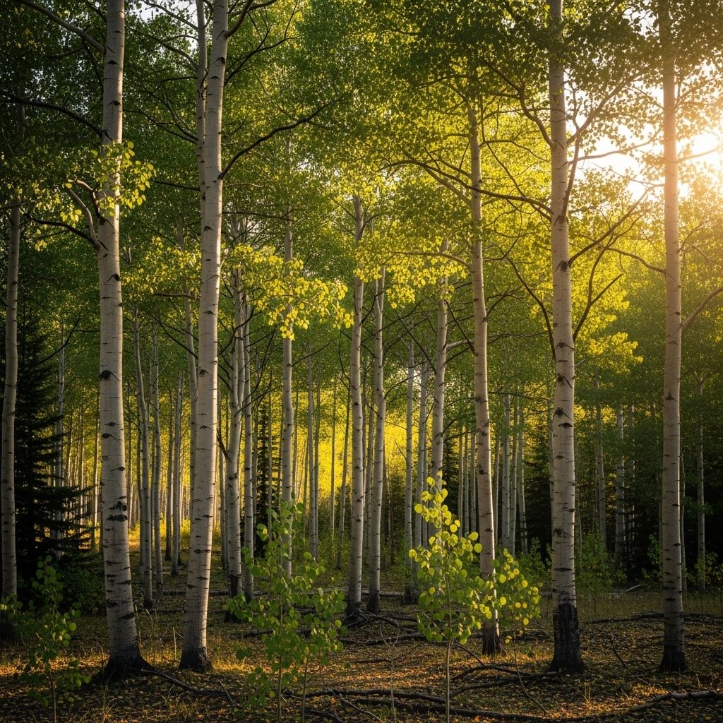 Dancing Giants: The Quaking Aspen’s Secret World Quaking aspens shimmer with life, forming giant colonies and shaping North American forest ecosystems in extraordinary ways.