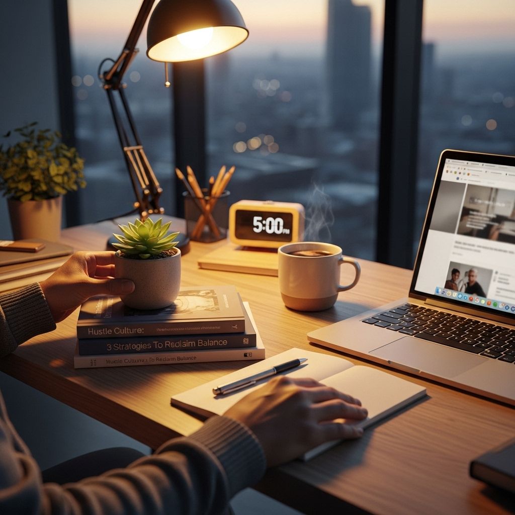 The Dark Side of Hustle Culture: Rethinking Success, Health, and Balance Rest and boundaries are essential ingredients for sustainable achievement.