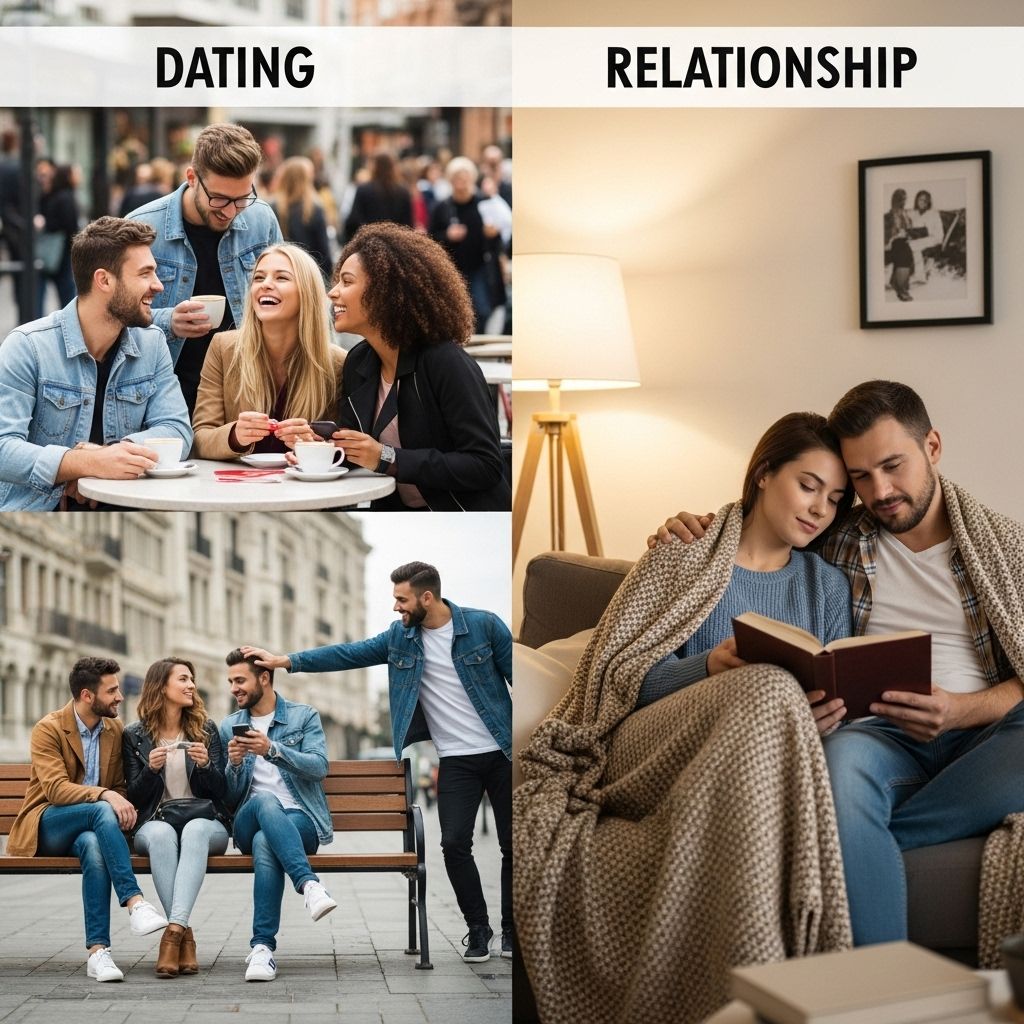 Dating vs. Relationship: Understanding the Differences and What They Mean for You Learn to spot signs of exclusivity and emotional depth before moving to a committed stage.