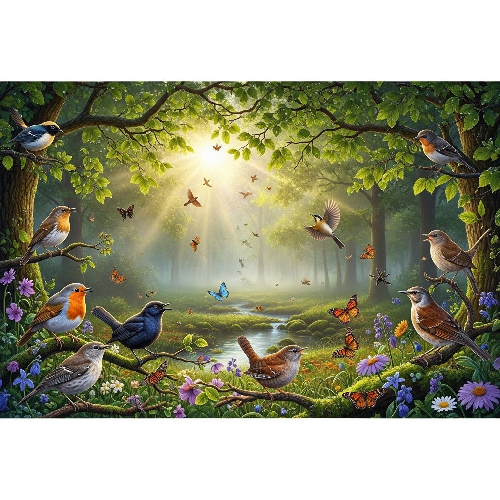 The Dawn Chorus: Nature’s Early Morning Symphony Discover the mesmerizing dawn chorus, why birds sing at sunrise, and how to experience this awe-inspiring natural concert in your own backyard.