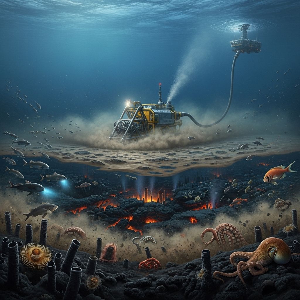 Exploring the risks deep-sea mining poses to ocean biodiversity, carbon cycles, and human welfare.